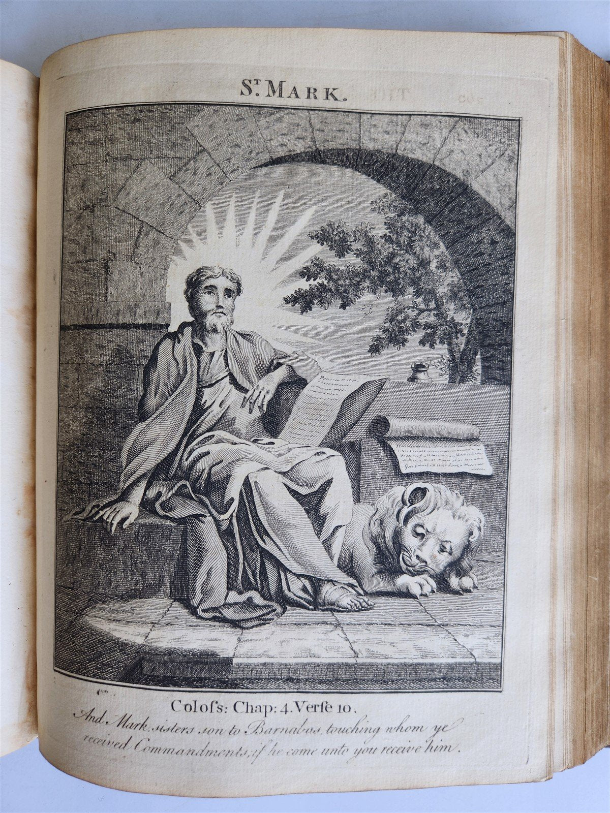 1761 BOOK of COMMON PRAYER w/ PSALMS of DAVID ILLUSTRATED antique in ENGLISH