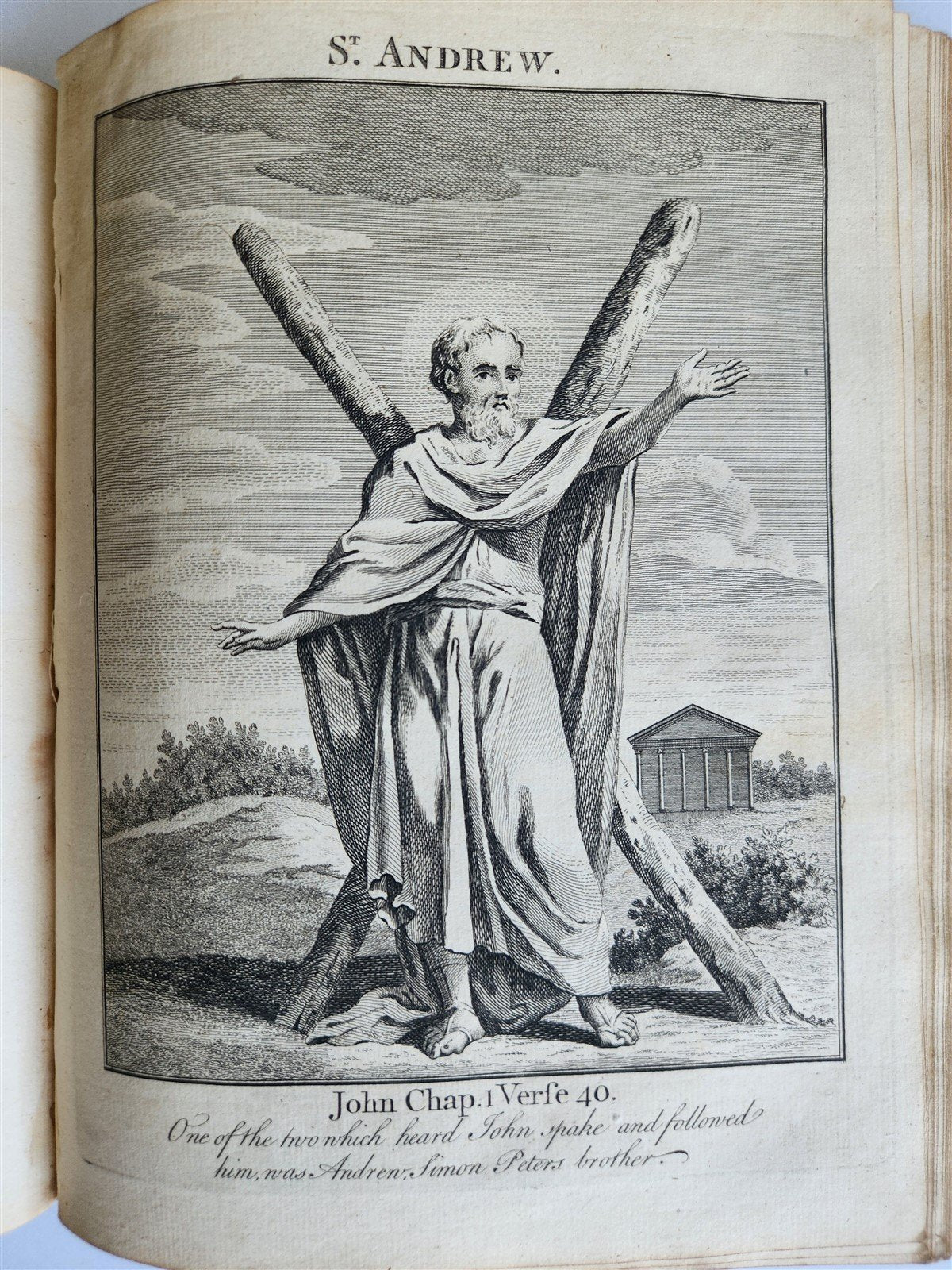 1761 BOOK of COMMON PRAYER w/ PSALMS of DAVID ILLUSTRATED antique in ENGLISH