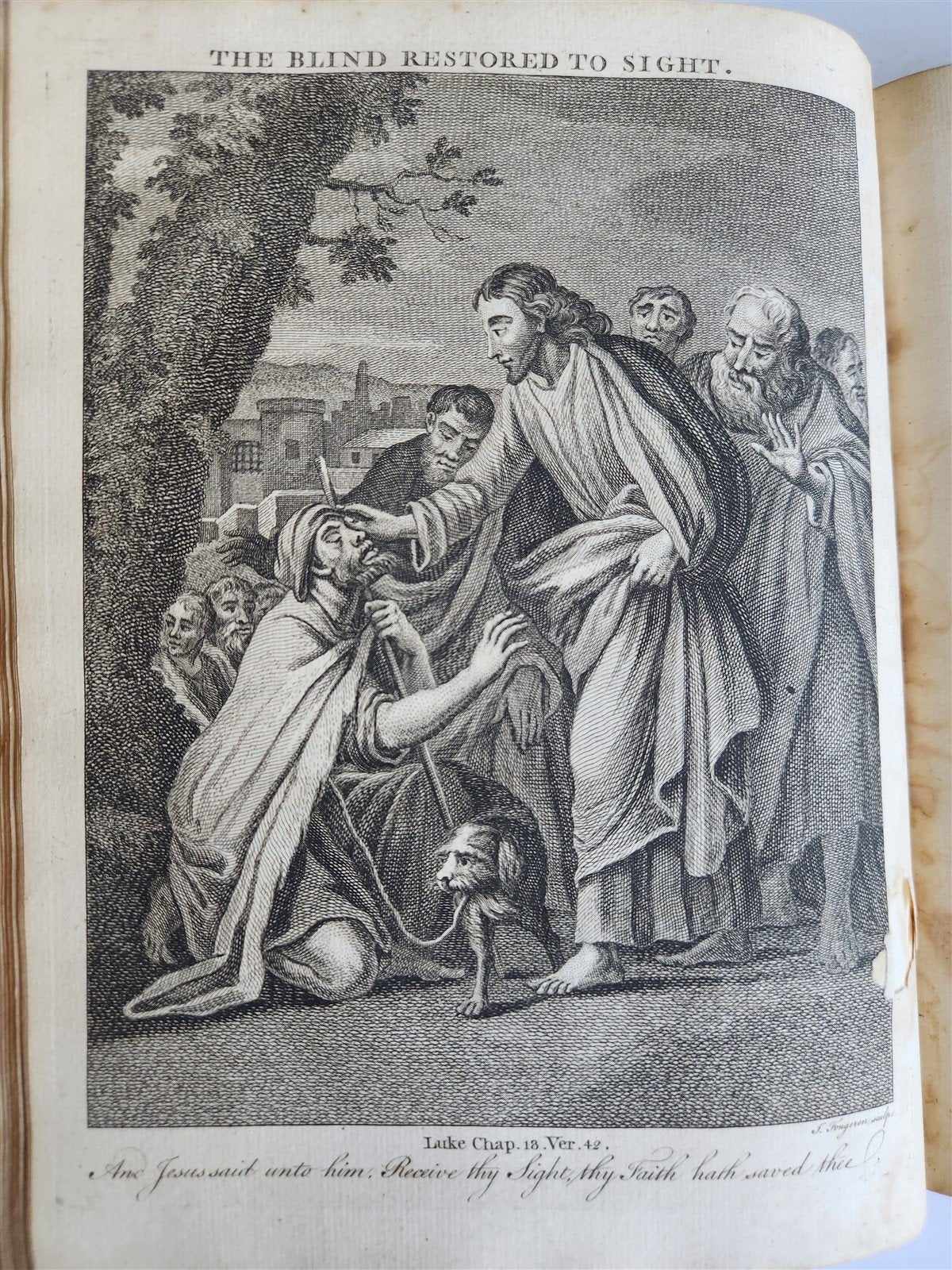 1761 BOOK of COMMON PRAYER w/ PSALMS of DAVID ILLUSTRATED antique in ENGLISH