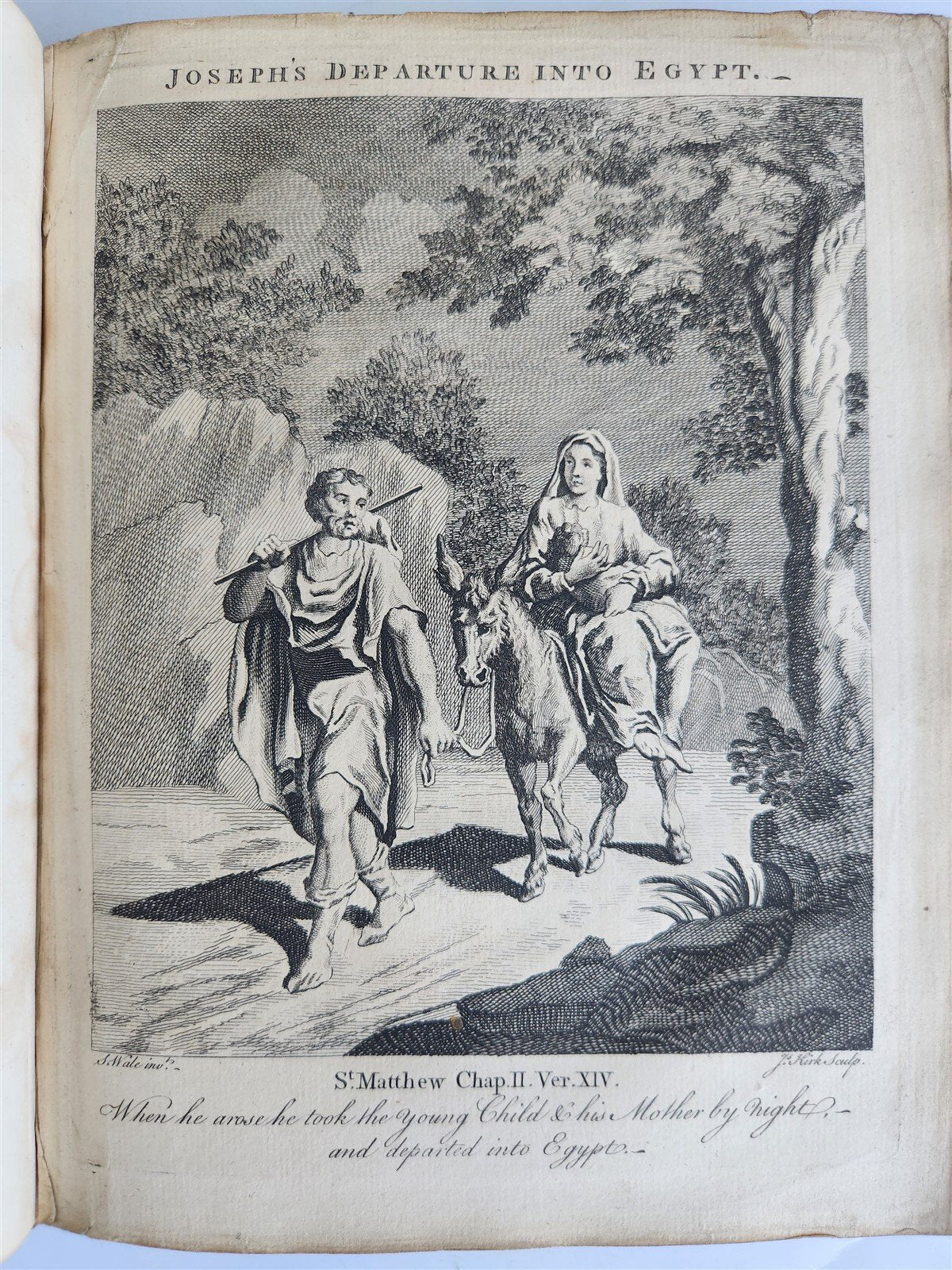 1761 BOOK of COMMON PRAYER w/ PSALMS of DAVID ILLUSTRATED antique in ENGLISH