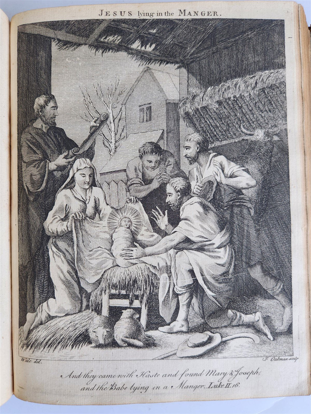 1761 BOOK of COMMON PRAYER w/ PSALMS of DAVID ILLUSTRATED antique in ENGLISH