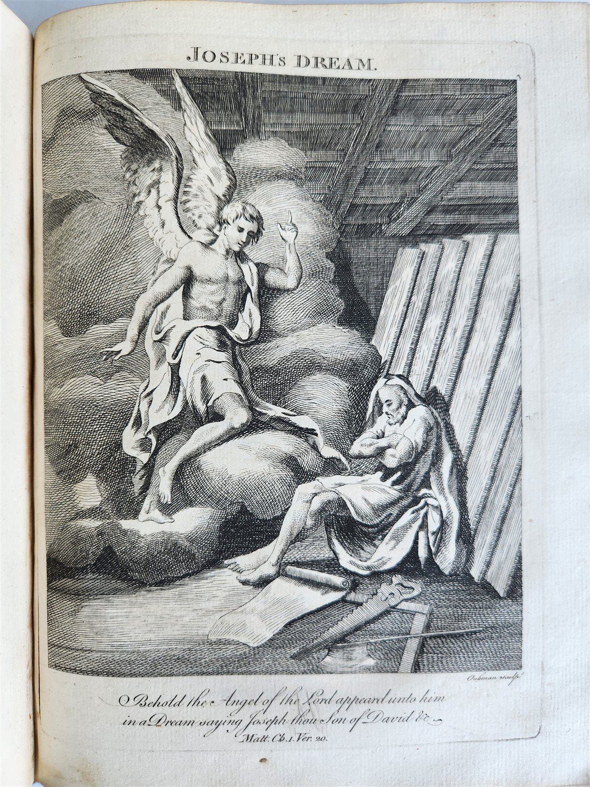 1761 BOOK of COMMON PRAYER w/ PSALMS of DAVID ILLUSTRATED antique in ENGLISH