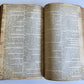 1647 BIBLE in ENGLISH w/ ORIGINAL BINDING antique OLD & NEW TESTAMENT 17th CENT.