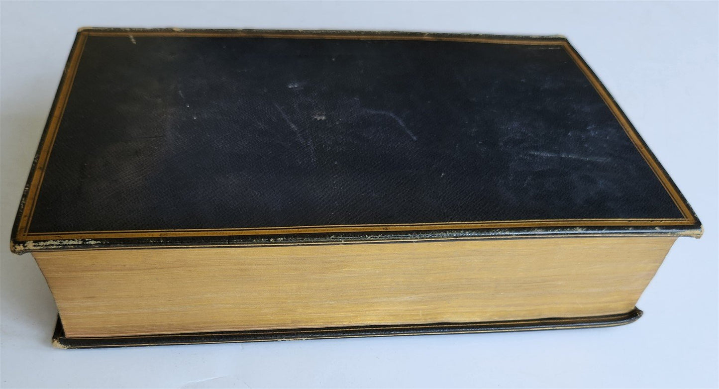 1802 BOOK of COMMON PRAYER w/ PSALTER ILLUSTRATED in COLOR antique in ENGLISH