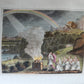 1802 BOOK of COMMON PRAYER w/ PSALTER ILLUSTRATED in COLOR antique in ENGLISH
