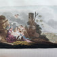 1802 BOOK of COMMON PRAYER w/ PSALTER ILLUSTRATED in COLOR antique in ENGLISH