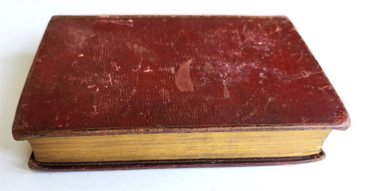 1798 BOOK of COMMON PRAYER w/ PSALTER antique in ENGLISH