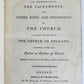 1798 BOOK of COMMON PRAYER w/ PSALTER antique in ENGLISH