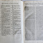1725 BOOK of COMMON PRAYER w/ PSALTER or PSALMS of DAVID antique in ENGLISH