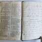1725 BOOK of COMMON PRAYER w/ PSALTER or PSALMS of DAVID antique in ENGLISH