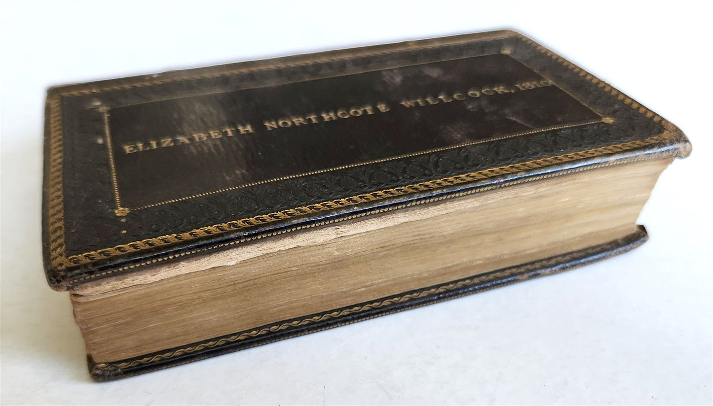 1810 BOOK of COMMON PRAYER w/ PSALTER, or PSALMS of DAVID antique in ENGLISH