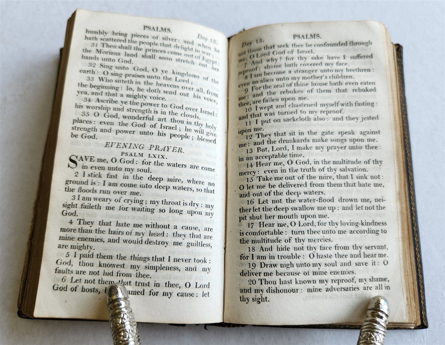 1810 BOOK of COMMON PRAYER w/ PSALTER, or PSALMS of DAVID antique in ENGLISH