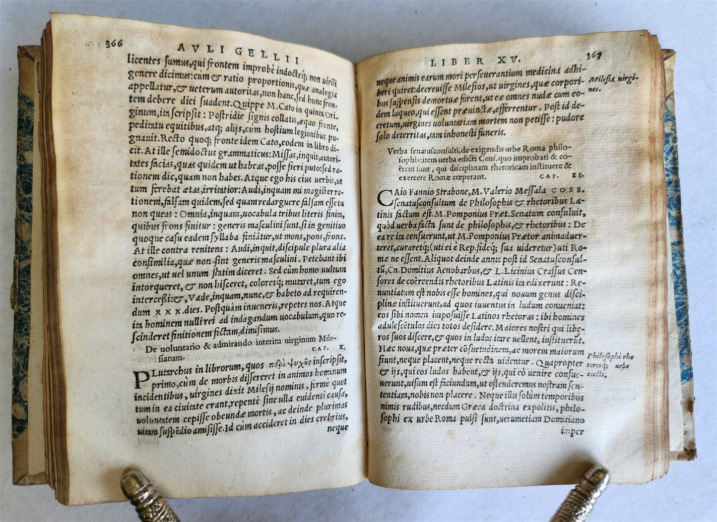 1546 ATTIC NIGHTS by Gellius Aulus Noctes Atticae antique