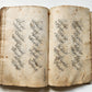18th century MYSTIC POETRY MANUSCRIPT in TURKIC & FARSI LANGUAGES antique