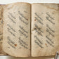 18th century MYSTIC POETRY MANUSCRIPT in TURKIC & FARSI LANGUAGES antique
