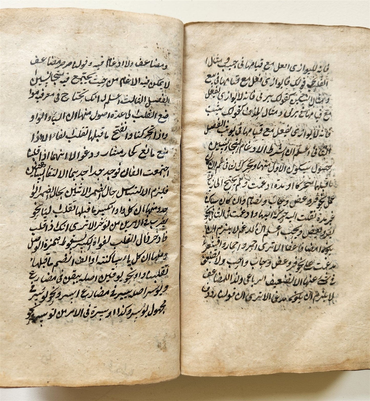 1841 ARABIC & FARSI MANUSCRIPT TREATISE on ISLAMIC LAW & LOGIC antique