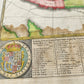 1633 BERMUDA MAP antique 18x22" by Henricus Hondius HAND COLORED