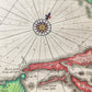 1633 BERMUDA MAP antique 18x22" by Henricus Hondius HAND COLORED