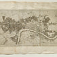 1777 NEW & COMPLETE PLAN of LONDON WESTMINSTER & SOUTHWARK antique W. Harrison