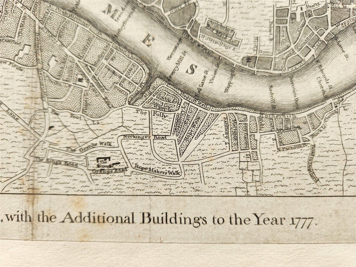 1777 NEW & COMPLETE PLAN of LONDON WESTMINSTER & SOUTHWARK antique W. Harrison