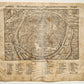 1522 MAP of FREYBERG GERMANY from SEBASTIAN MUNSTER'S COSMOGRAPHY antique