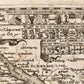 1630s MAP of SWITZERLAND antique Die Eydtgnoschafft Punten und Wallis Helvetia