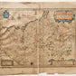 1630s MAP of MECKLENBURG GERMANY antique