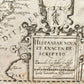 1627 MAP of SPAIN & PORTUGAL antique HISPANIAE NOVA ET EXACTA DESCRIPTIO
