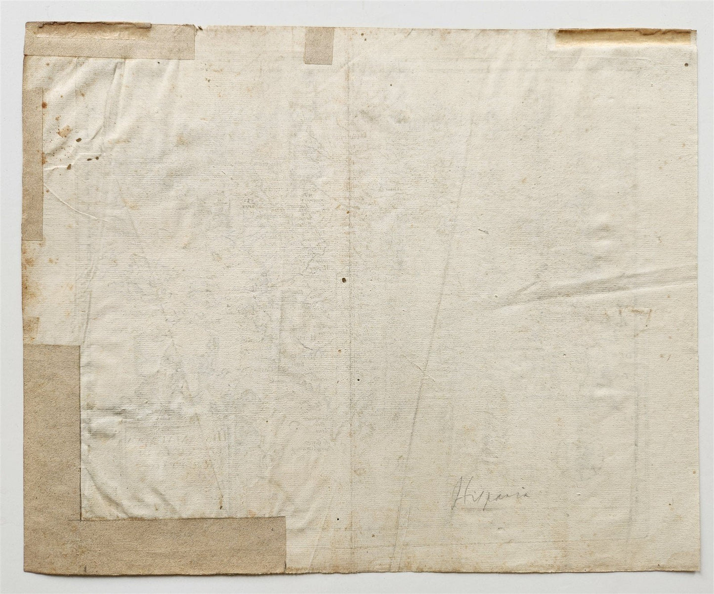 1627 MAP of SPAIN & PORTUGAL antique HISPANIAE NOVA ET EXACTA DESCRIPTIO