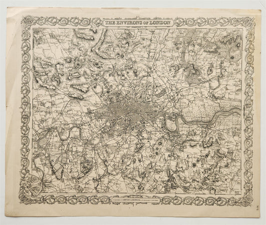 1866 THE ENVIRONS of LONDON