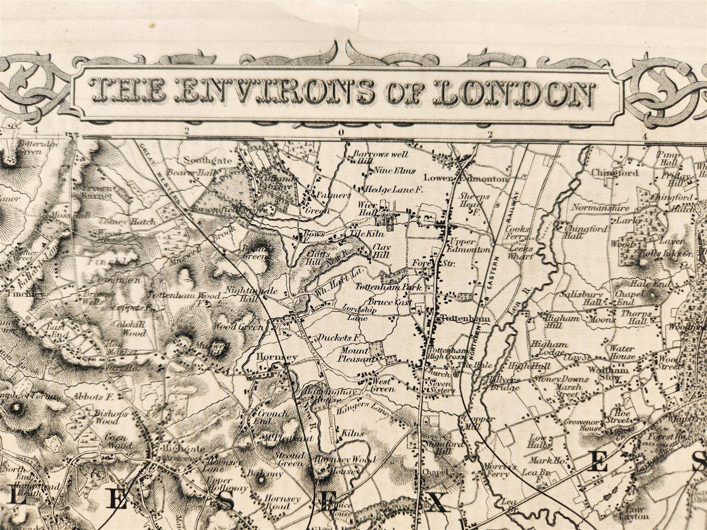 1866 THE ENVIRONS of LONDON