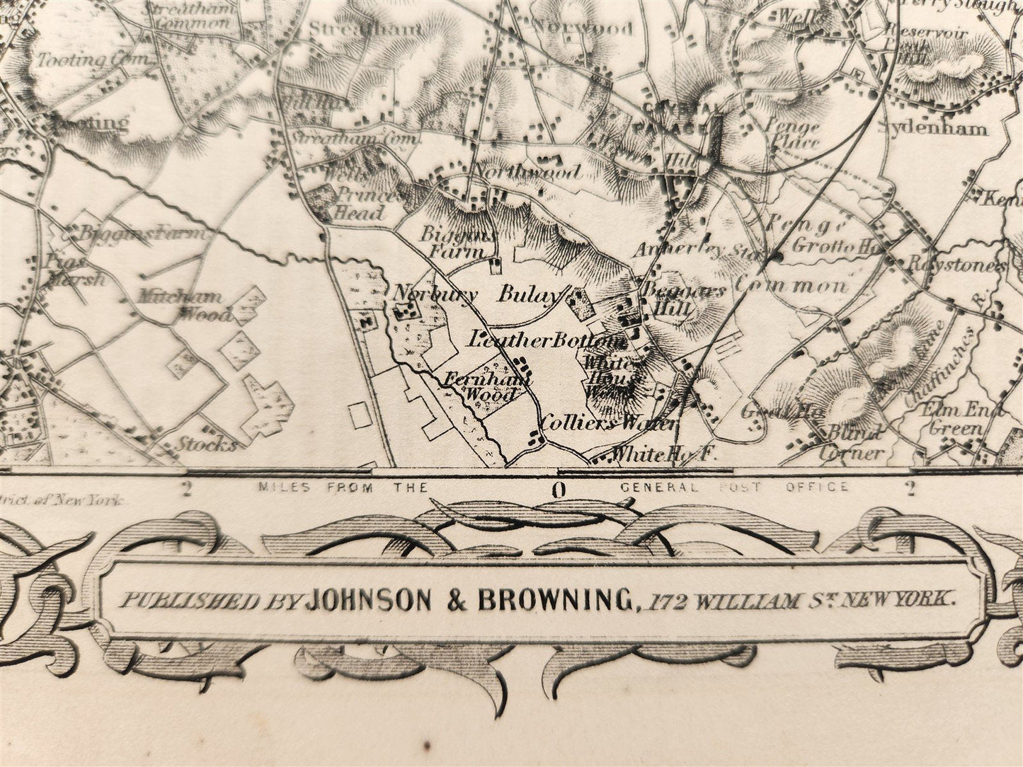 1866 THE ENVIRONS of LONDON