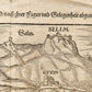 1572 BURGUNDY FRANCE MAP SALINS-LES-BAINS SEBASTIAN MUNSTER COSMOGRAPHY antique