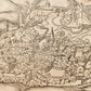 1572 BURGUNDY FRANCE MAP SALINS-LES-BAINS SEBASTIAN MUNSTER COSMOGRAPHY antique