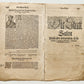 1572 BURGUNDY FRANCE MAP SALINS-LES-BAINS SEBASTIAN MUNSTER COSMOGRAPHY antique