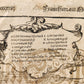 1572 FRANKFURT GERMANY from SEBASTIAN MUNSTER COSMOGRAPHY antique