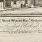 1730s ENGRAVING antique West Prospect of the Church of St Bartholomew the Great