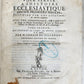 1732 ECCLESIASTICAL HISTORY 16 VELLUM BOUND VOLUMES antique SET