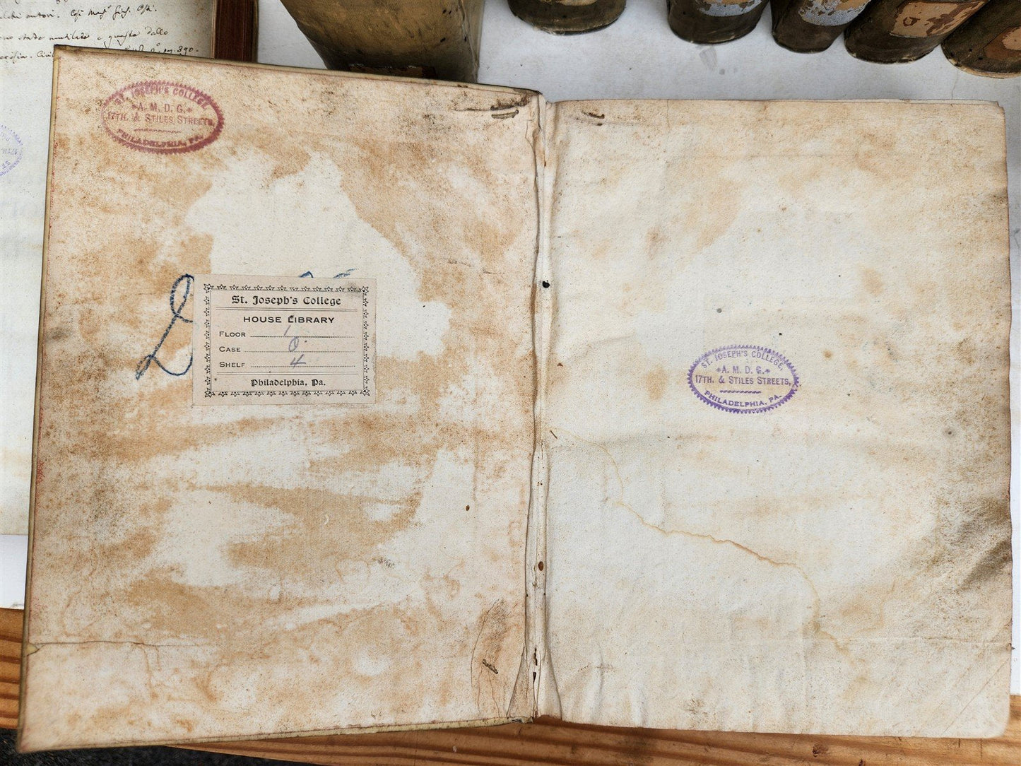 1762 THEOLOGICAL DICTIONARY 13 VELLUM BOUND VOLS antique THESAURUS THEOLOGICUS