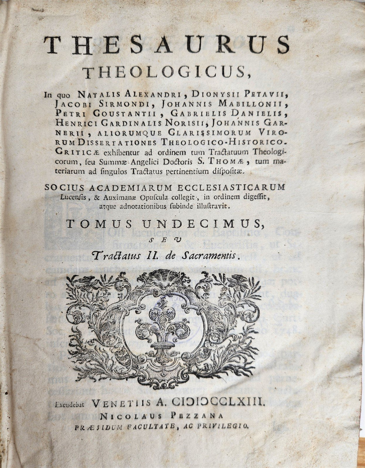 1762 THEOLOGICAL DICTIONARY 13 VELLUM BOUND VOLS antique THESAURUS THEOLOGICUS
