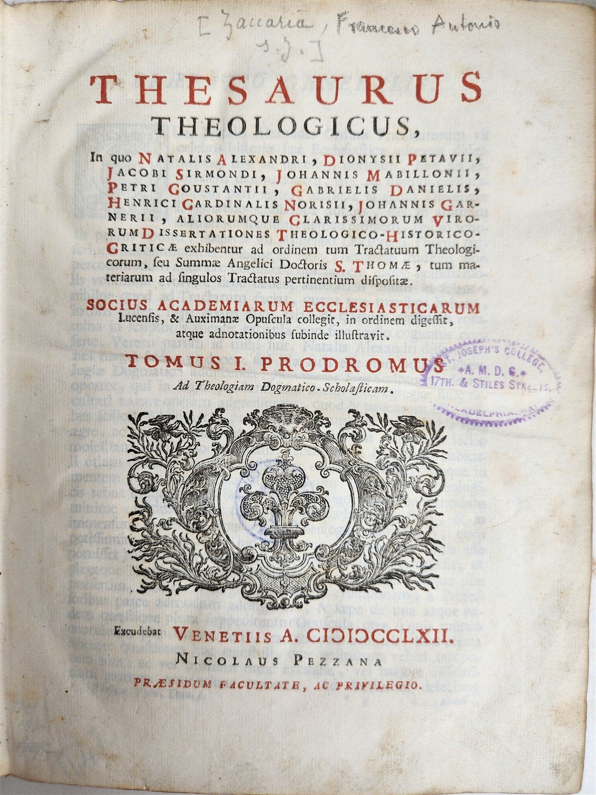 1762 THEOLOGICAL DICTIONARY 13 VELLUM BOUND VOLS antique THESAURUS THEOLOGICUS