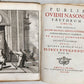 1727 OVID 4 VELLUM BOUND VOLUMES antique Publius Ovidius Naso