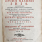1727 OVID 4 VELLUM BOUND VOLUMES antique Publius Ovidius Naso