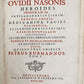 1727 OVID 4 VELLUM BOUND VOLUMES antique Publius Ovidius Naso