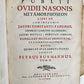1727 OVID 4 VELLUM BOUND VOLUMES antique Publius Ovidius Naso