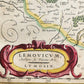 1634 MAP of LEMOVICUM LYMOSIN FRANCE antique