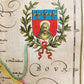 1634 MAP of LEMOVICUM LYMOSIN FRANCE antique