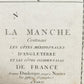 1778 MAP of FRANCE & ENGLAND antique LA MANCHE 20 3/4 by 29 1/2 inches