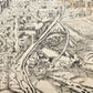 1572 WURZBURG GERMANY HERBIPOLIS MAP from SEBASTIEN MUNSTER COSMOGRAPHY antique