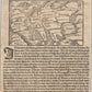1572 EUROPE MAP from SEBASTIAN MUNSTER COSMOGRAPHIA antique